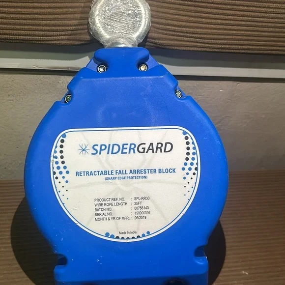 Sharp Edge Fall Protection spidergard | Other | Spidergard Retractable Fall Arrester Block Sharp ...